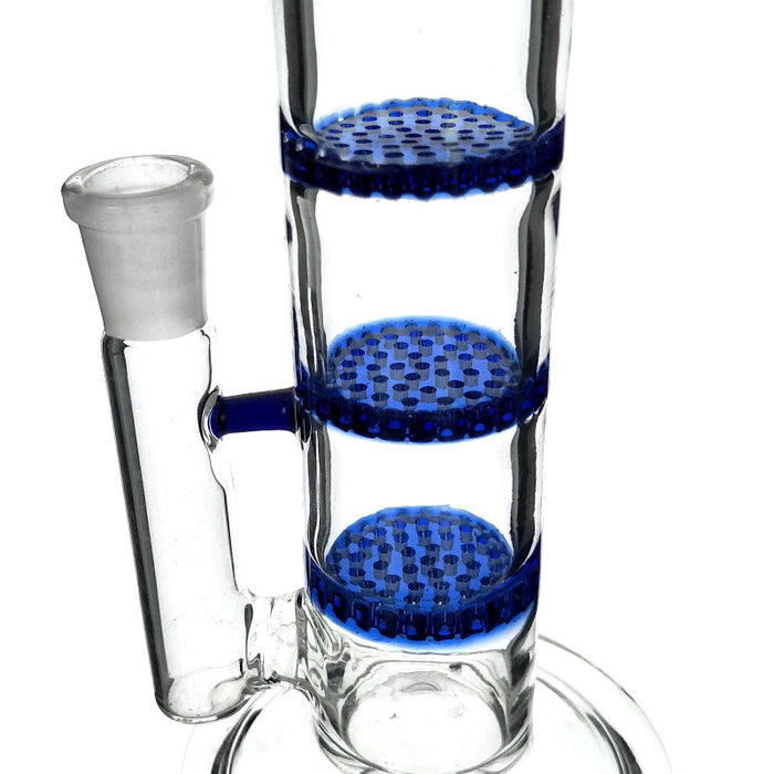Triple Honeycomb Disc Perc Straight Pipe