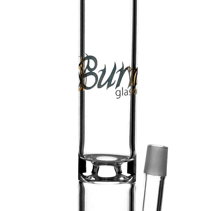 13 Inches Burner Inset Showerhead Glass Straight Tube Water Bong