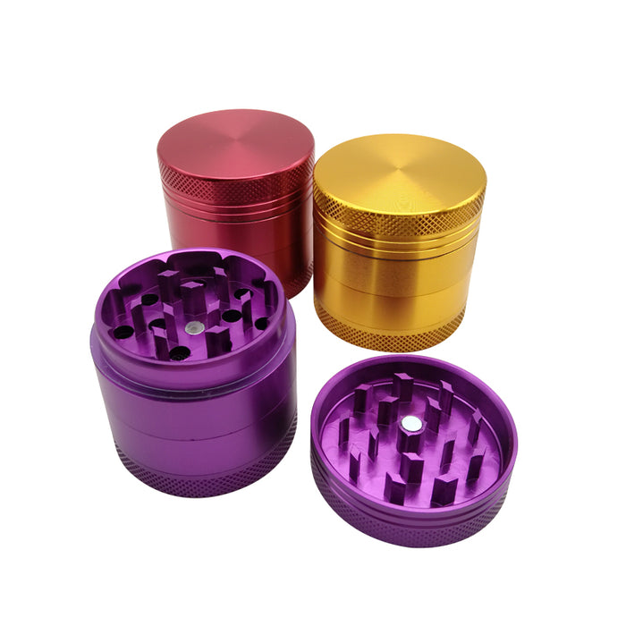 4-layer 40mm Mini Aluminum Alloy Metal Tobacco Herb Smoke Cigar Magnetic Spice Grinder