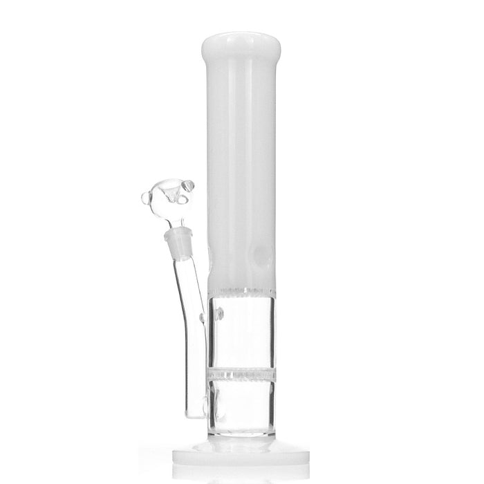 Tobacco Water Pipe with White Accents Neck Bong For Smoking 140#