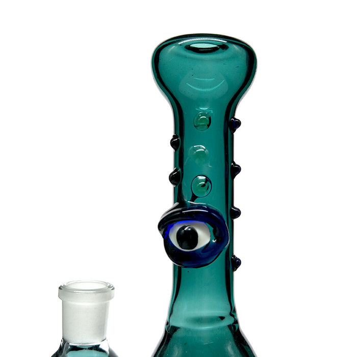 Small Beaker Green  Eagle Eyes Dib Rig Glass Smoking Water Pipe 253#