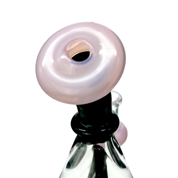 Mini Practical Elegant Glass Beaker Water Pipes for Smoking 267#