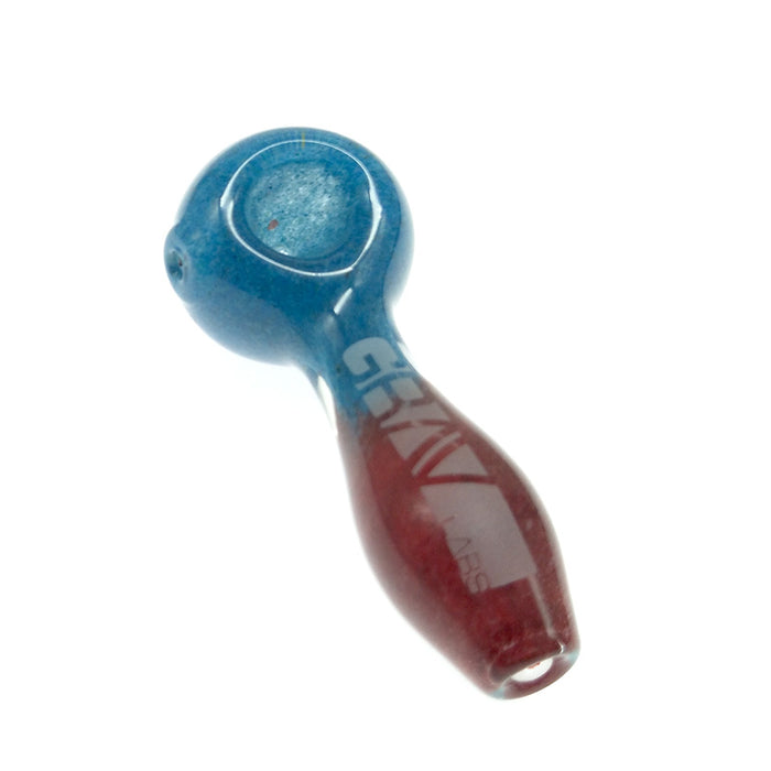Grav Labs Spoon Pipe W/ Colored  Flame Frit 095#