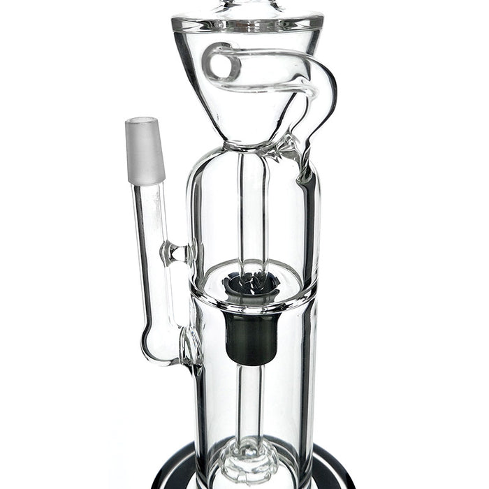 10‘’ Straight Glass Reflow Smoking Water Pipe