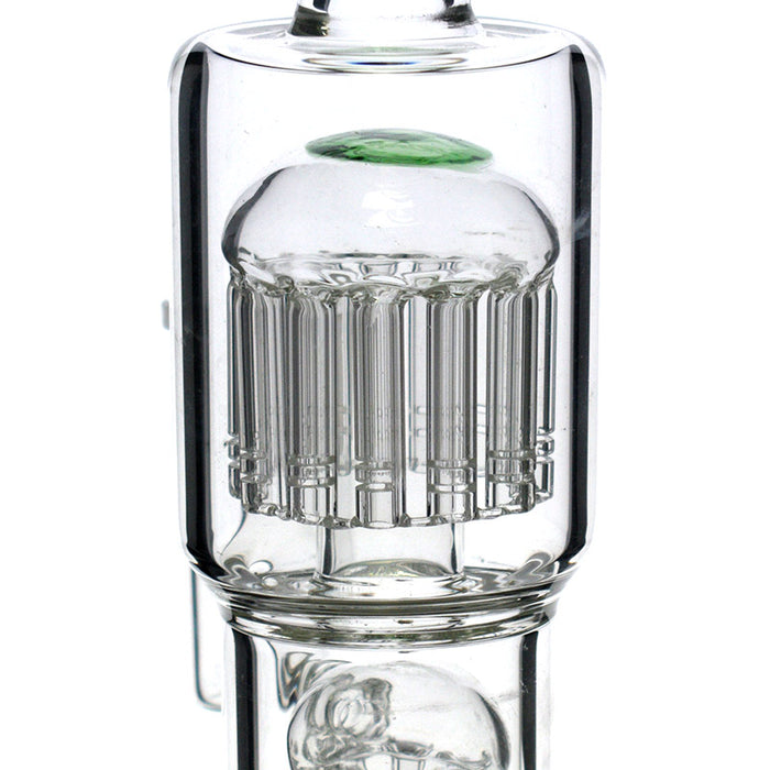 Two Function Double Tree Perc 4mm Thickness Glass Water Pipes