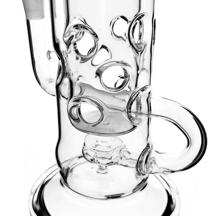 14.5 Inches Tall Feb Egg Thick Glass Hookahs Dab Rigs With 14mm Bowl