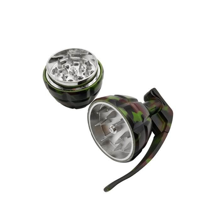 Metal Hand Grenade Shape Herbal Herb Tobacco Grinder Spice Crusher Muller Hookah Shisha Chicha Accessory Grinder Tool
