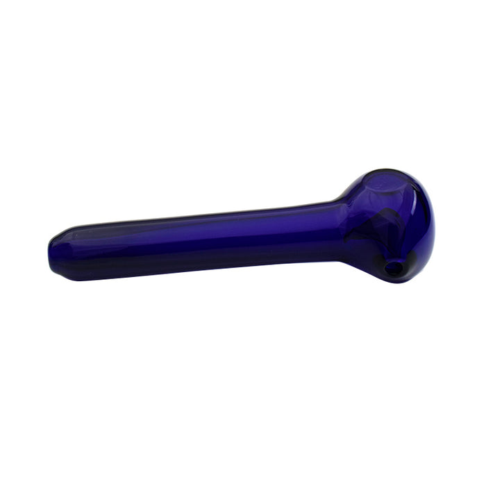 5" Long glass pipe blue pipe for smoking use G019