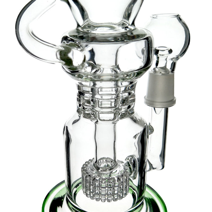 Glass Bongs Cyclone Helix Bongs Double Recycler Water Bong