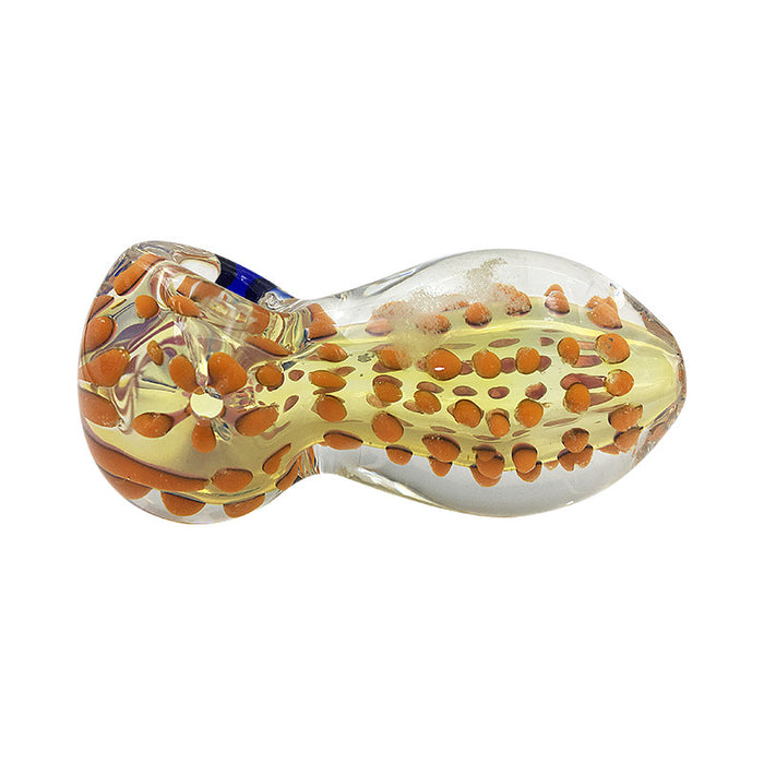 Colorful Tobacco Spoon Hand Pipes Hookah Glass Smoking Pipe 432#