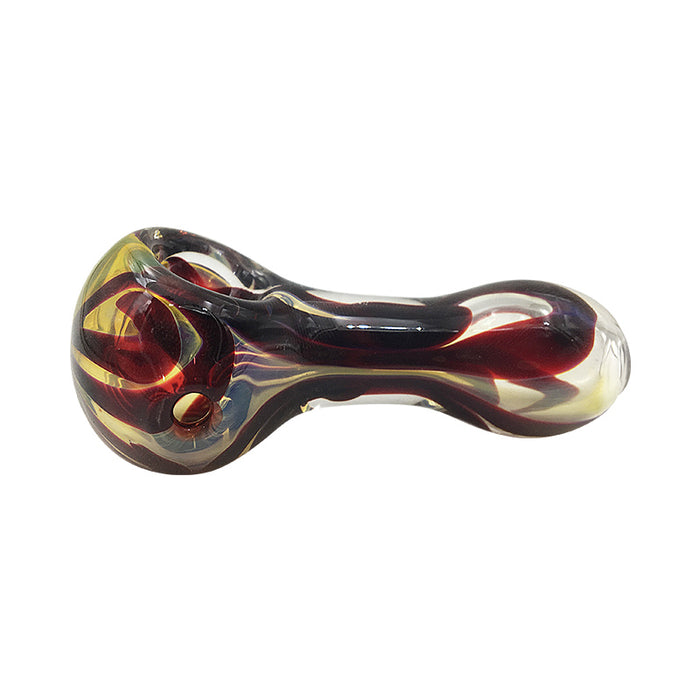 Glass Pipe Smoking Tobacco Hand Pipe Spoon Dry Pipes 289#