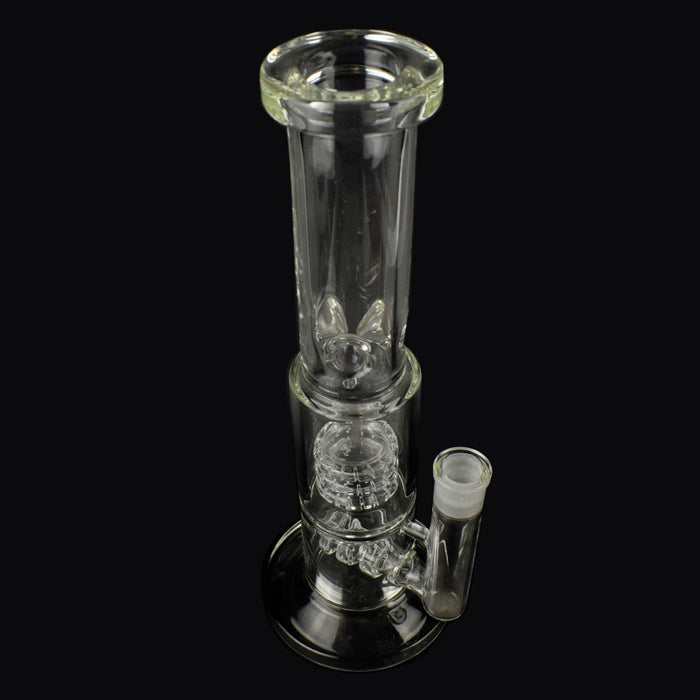 NEW Twin Cage Junior Glass Bongs Water Pipe 13.5" Tall 5mm Thickness 403#
