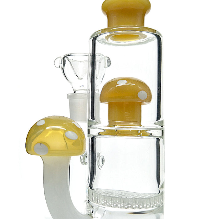 New Toro Glass Jet Mushroom Perc Honeycomb Glass pipe 231#