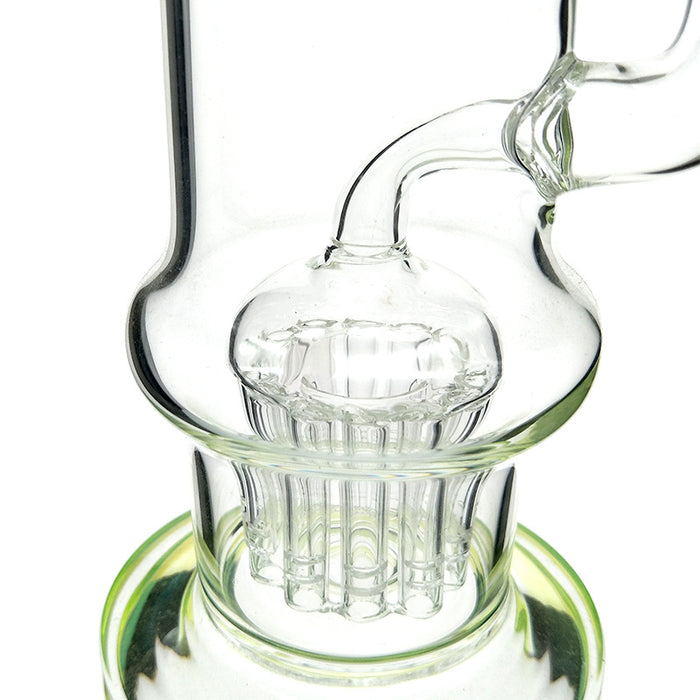 Bent Neck Barrel Swiss Hookah Glass Smoking Water Pipes 278#