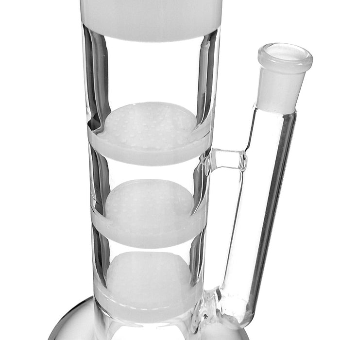 15" Triple Honeycomb Perc Straight Tube Bong