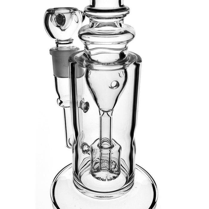 Double Stereo Perc Scientific Hookah Glass Smoking Water Pipe
