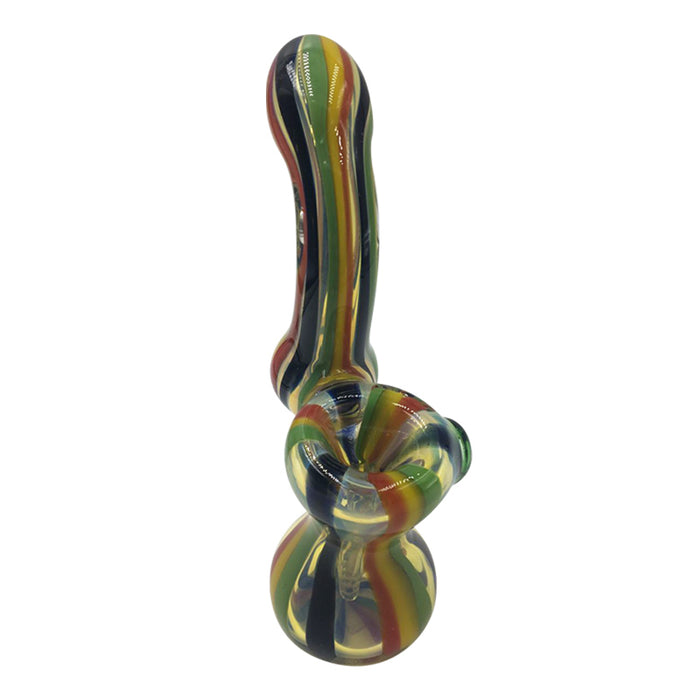 Colorful Bubbler Pipe with Rainbow Colors 529#