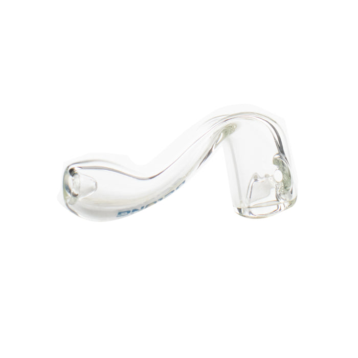 3.7" Glass sherlock pipe clear color G009