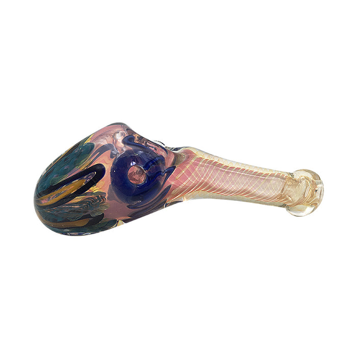 Best Quality Spoon Glass Smoking Pipes Colorful Mini Hand Pipe 431#