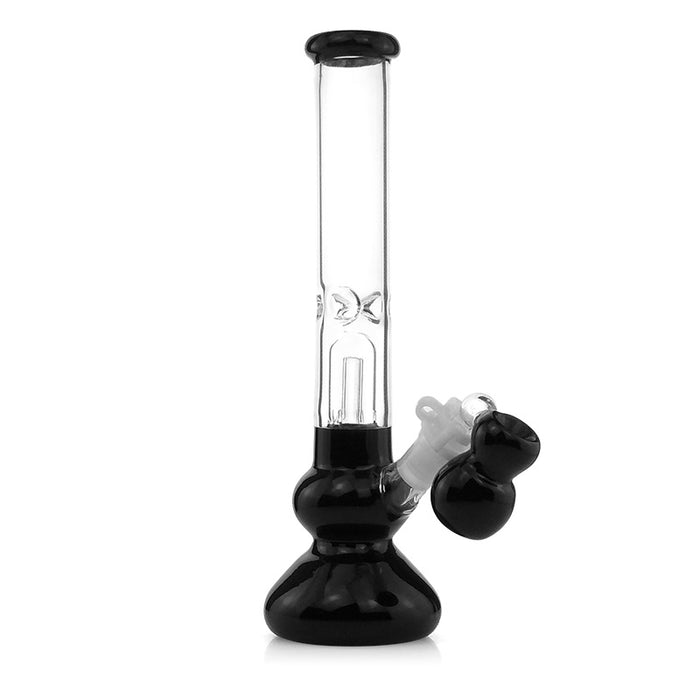 Glass Beaker Base Ice Bong with Precooler Water Pipe