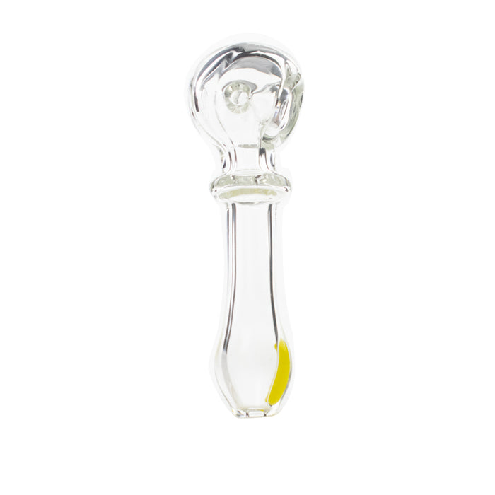 4.7“ Glass Hand Pipe Spoon Pipe Clear Color G40