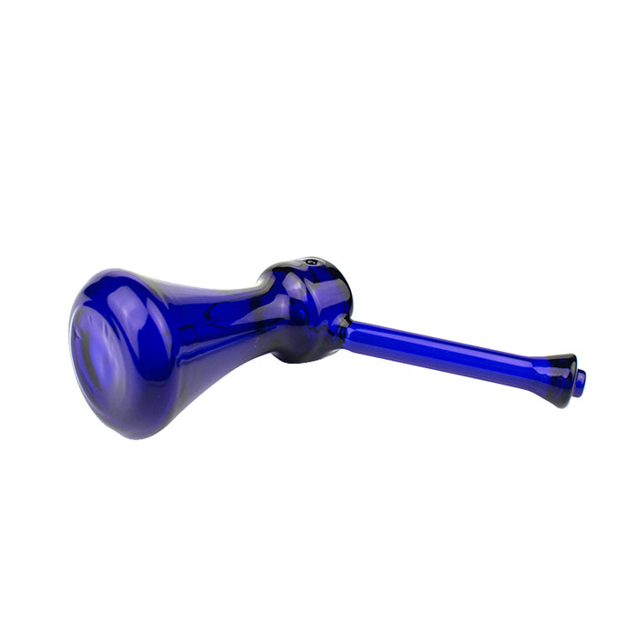 6“ Glass Bubbler Glass Pipe Grav Pipe Blue G42