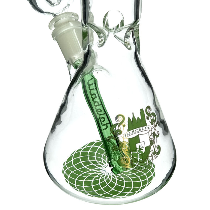 Illadelph Beaker Hookah Glass Ice Pipe for Smoking