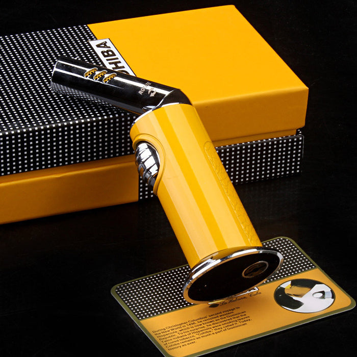 Adjustable Elbow Straight-Through Windproof Lighter