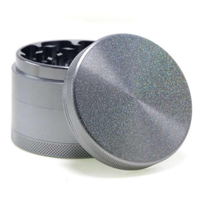 Aluminum Alloy 4 Piece 63MM Changing Star Type Weed Grinder |Gray Color