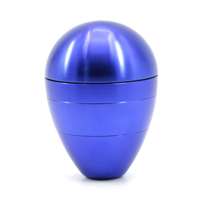 Aluminum Alloy 58MM Color Egg Four-Layer Tumbler Grinder-Blue