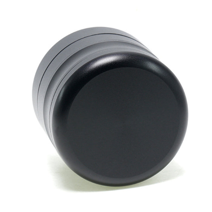 63MM Aluminum Alloy Concave Four-Layer Thin Waist Smoke Grinder-Black