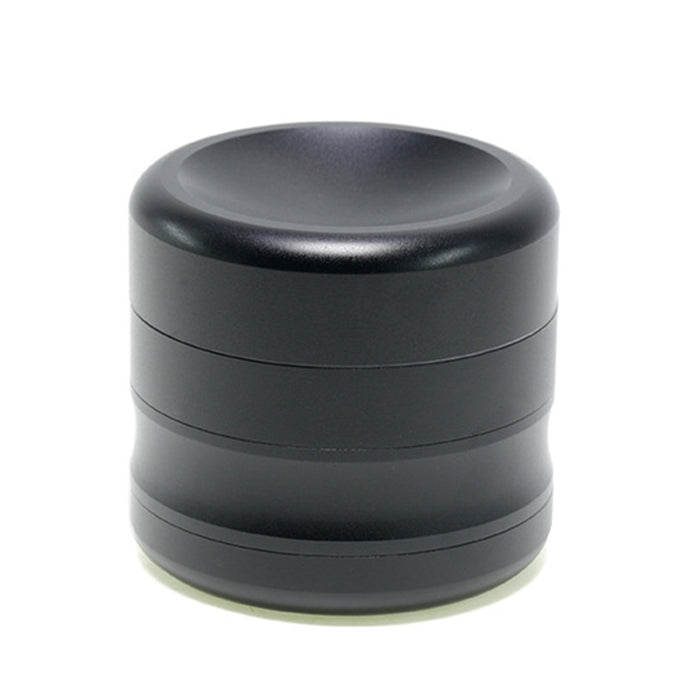 63MM Aluminum Alloy Concave Four-Layer Thin Waist Smoke Grinder-Black