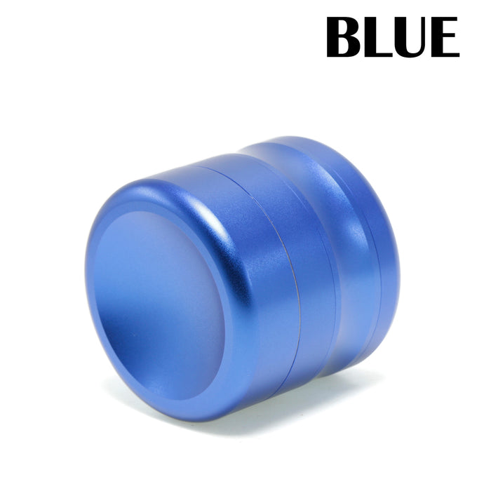 63MM Aluminum Alloy Concave Four-Layer Thin Waist Smoke Grinder-Blue