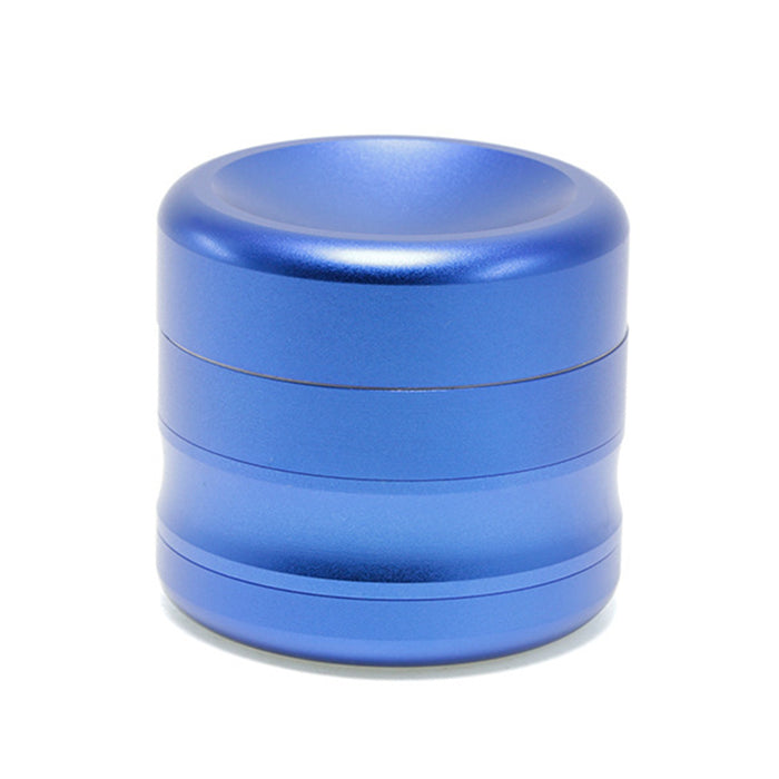 50MM Aluminum Alloy Concave Four-Layer Thin Waist Smoke Grinder-Blue