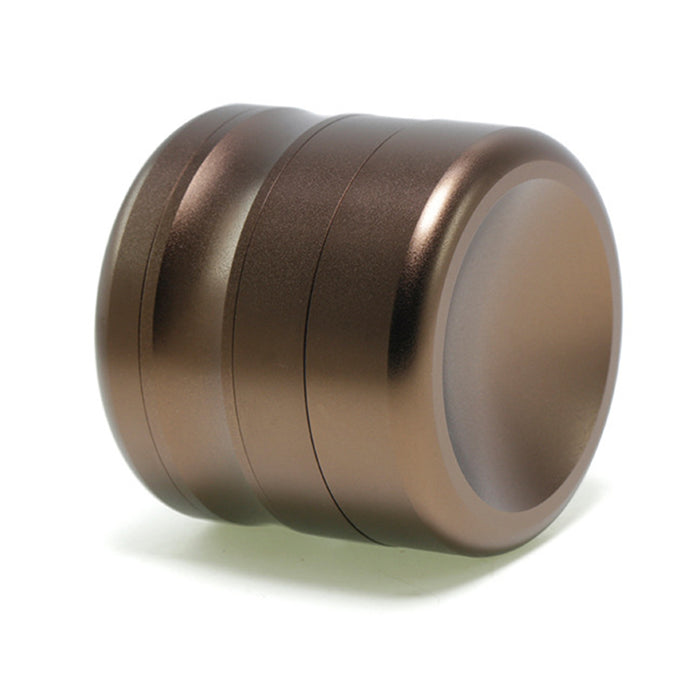 50MM Aluminum Alloy Concave Four-Layer Thin Waist Smoke Grinder-Brown