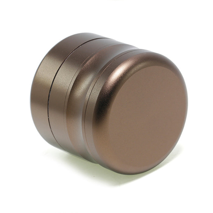 50MM Aluminum Alloy Concave Four-Layer Thin Waist Smoke Grinder-Brown