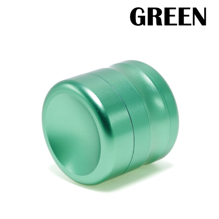 63MM Aluminum Alloy Concave Four-Layer Thin Waist Smoke Grinder-Green