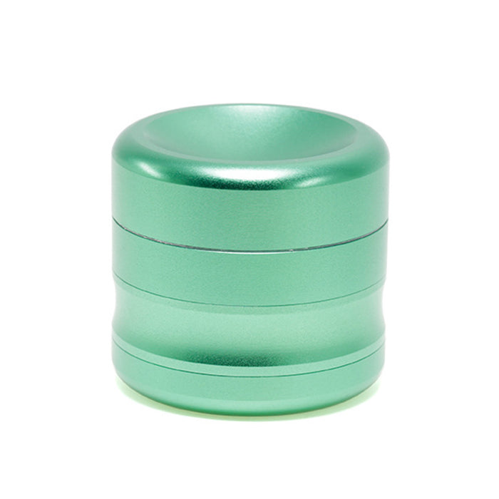 63MM Aluminum Alloy Concave Four-Layer Thin Waist Smoke Grinder-Green