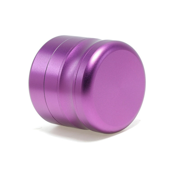 63MM Aluminum Alloy Concave Four-Layer Thin Waist Smoke Grinder-Purple