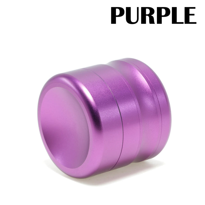 63MM Aluminum Alloy Concave Four-Layer Thin Waist Smoke Grinder-Purple