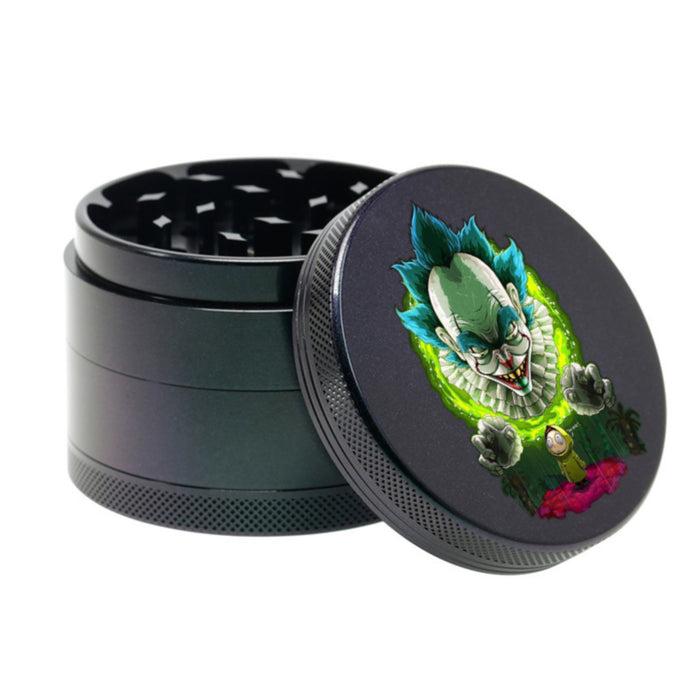 Aluminum Alloy 4 Part Cartoon Animation Pattern Grinder-Randpm Partten