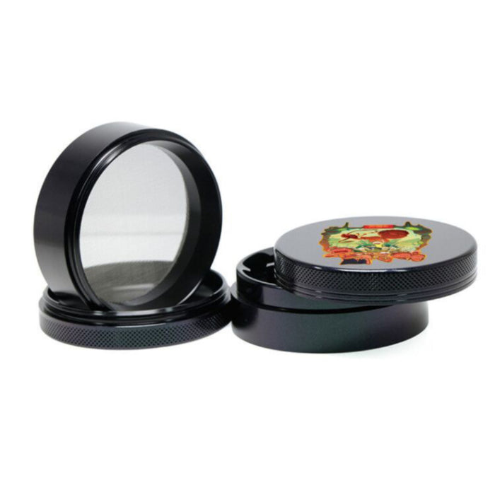 Aluminum Alloy 4 Part Cartoon Animation Pattern Grinder-Randpm Partten