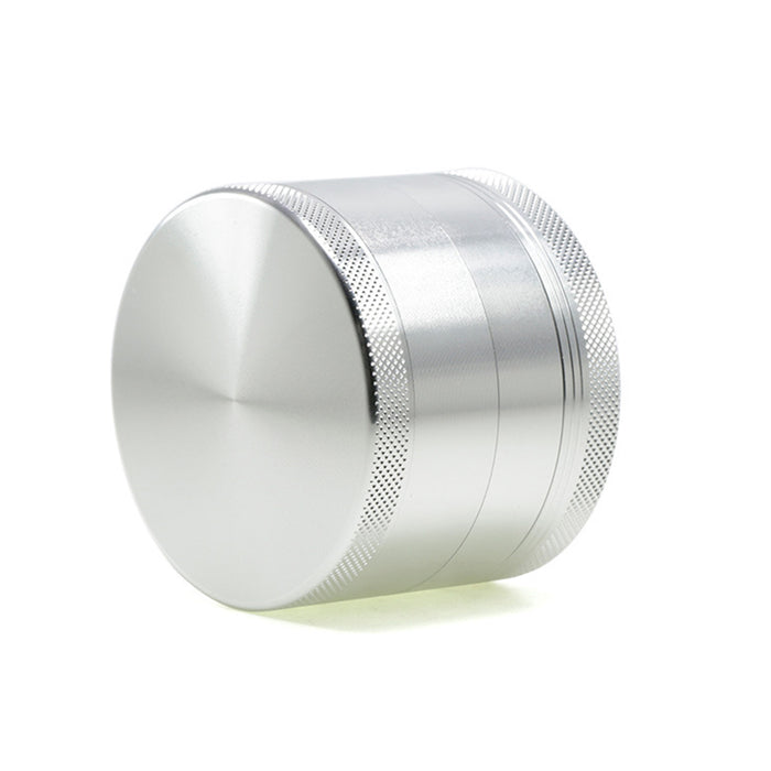 Animal Belt Drill Customizable Pattern Aluminum Alloy Concave Smoke Grinder-Silver