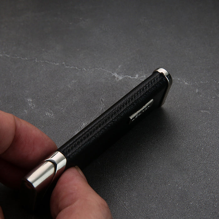 Boutique Leather Inflatable Windproof Lighter