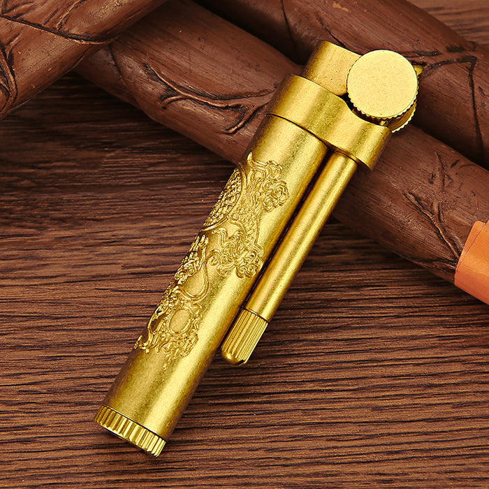 Brass Grinding Wheel Kerosene Lighter