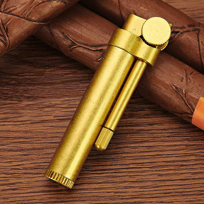 Brass Grinding Wheel Kerosene Lighter