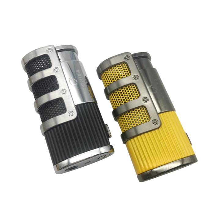 COHIBA Gridding Stripes Style Turbo Lighter