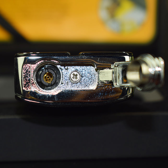 COHIBA Jet 3 Torch Blue Flame Metal Gas inflatable Cigar Lighter | Black