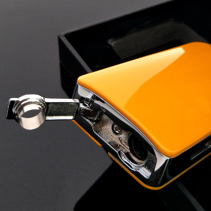COHIBA Jet 3 Torch Blue Flame Metal Gas inflatable Cigar Lighter With Punch