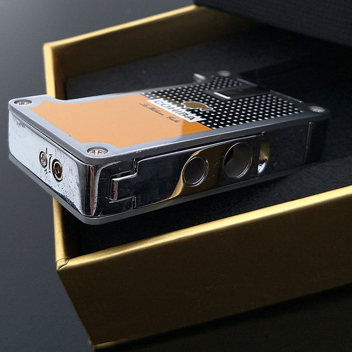 COHIBA Metal Classic Torch Jet Flame Cigar Lighter